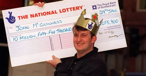 Bloke who bagged £10m on lottery was 'skint 10 .